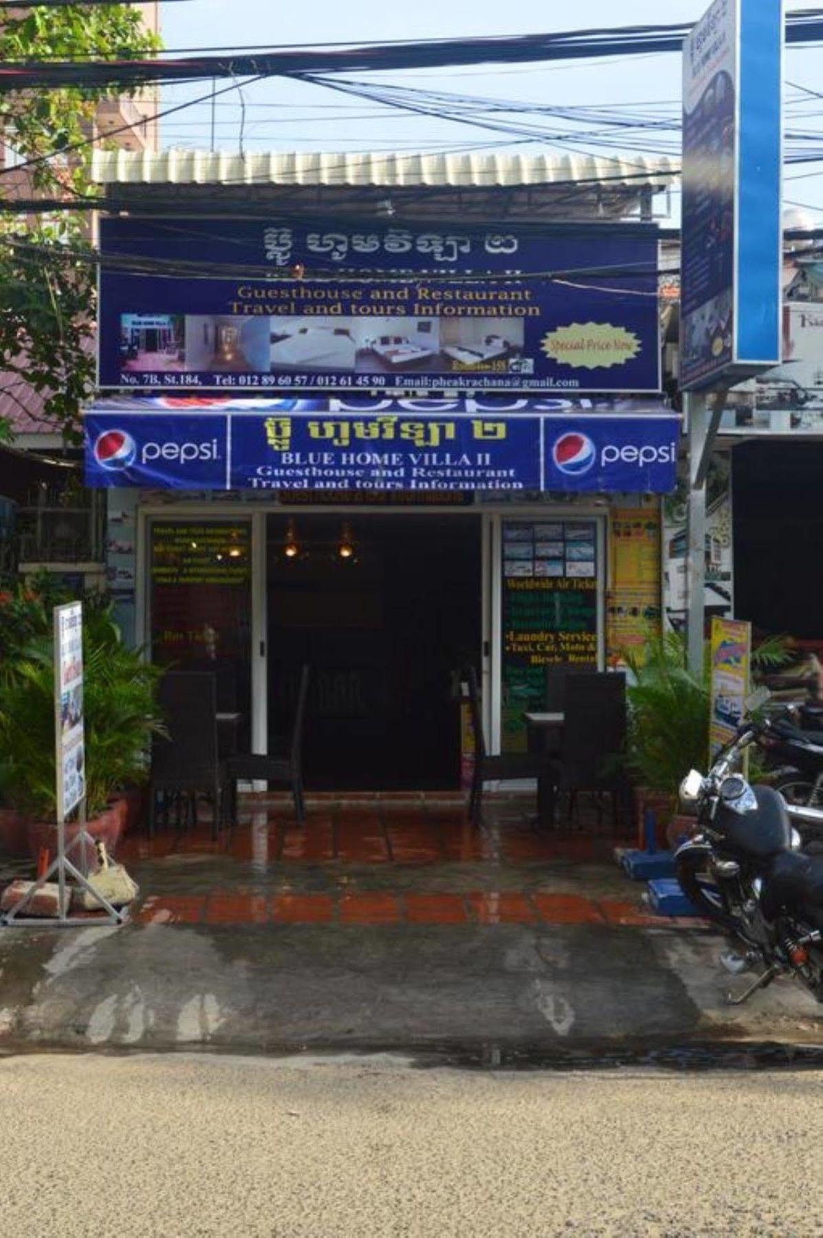 Blue Home Villa 2 Phnom Penh Extérieur photo